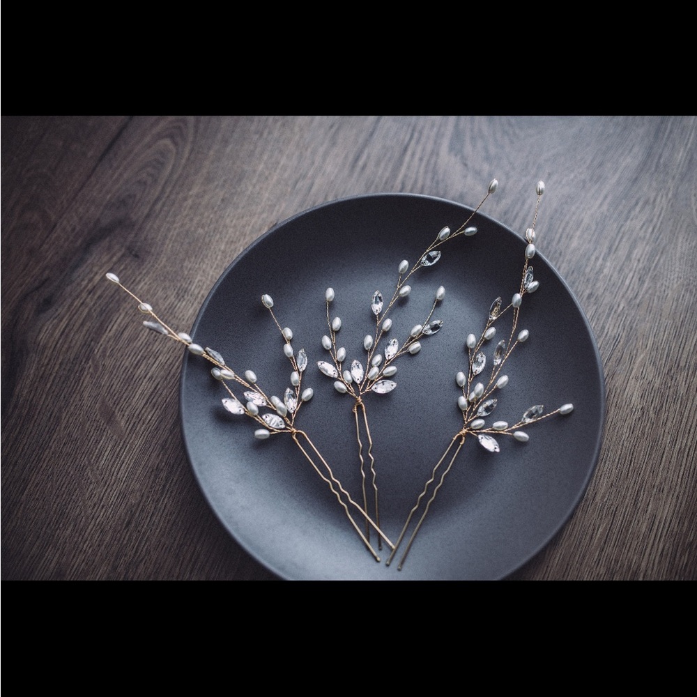 Elegant Gold and Silver Hair Pins
